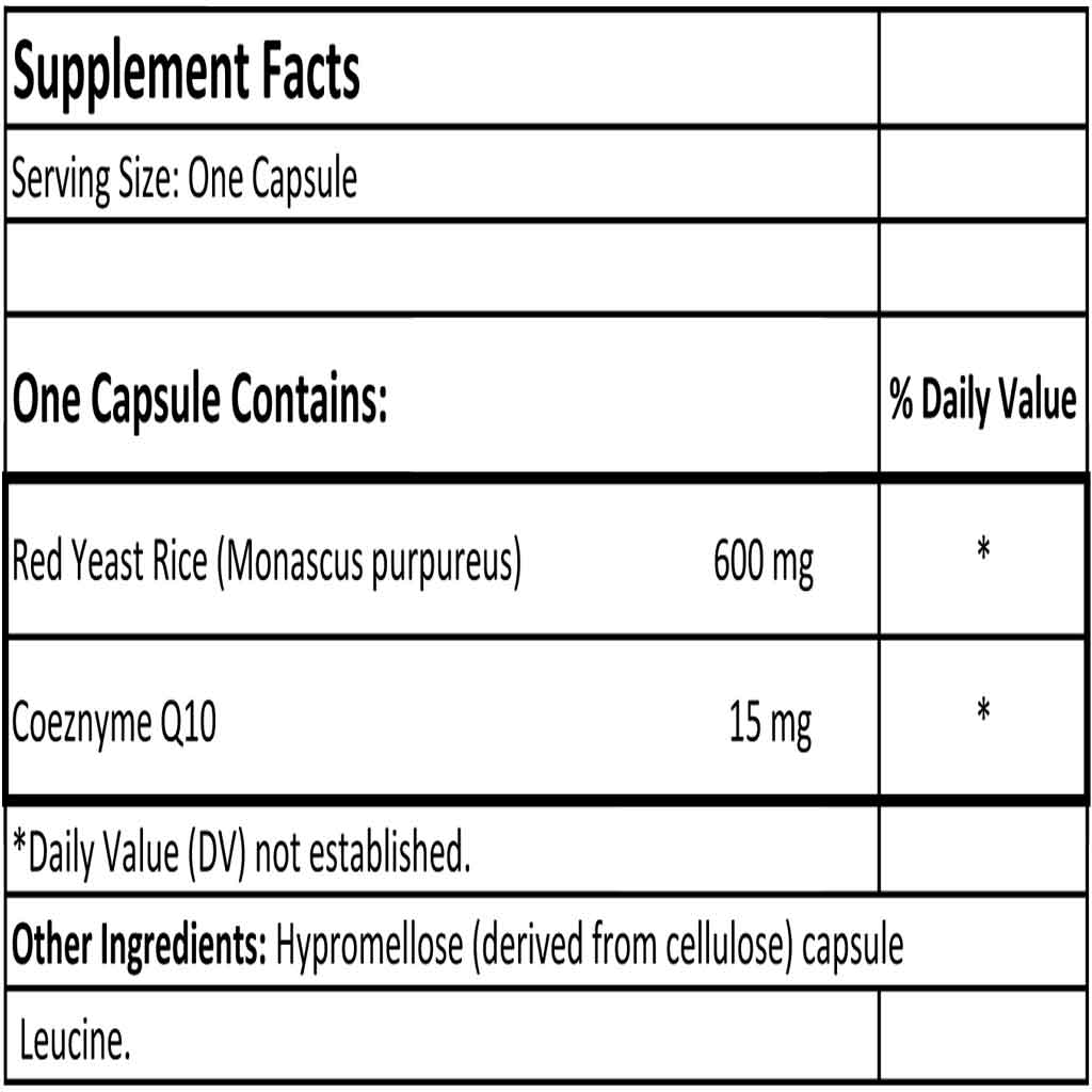 Red Yeast Rice + CoQ10