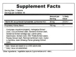 Kidney Formula Facts
