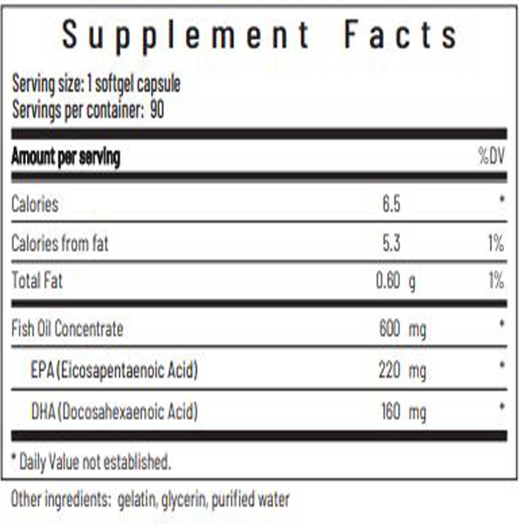 Essential Fatty Acid Supplement EPA / DHA Supplement The Natural