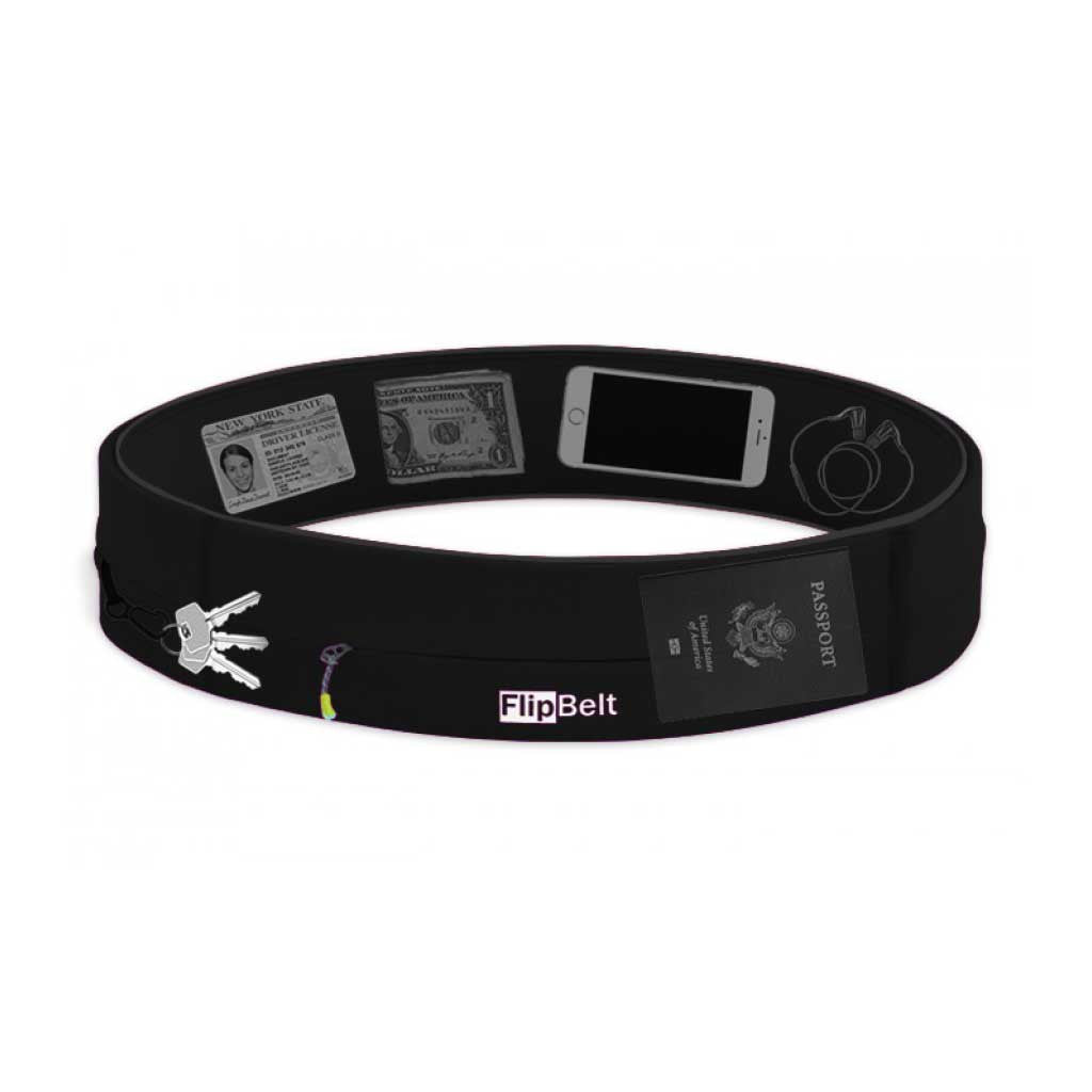 FlipBelt Classic Running Belt  Waist Belt for Running - The