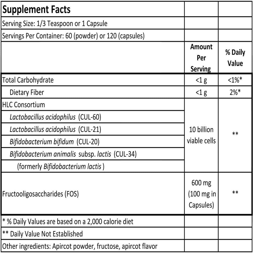 HLC High Potency Probiotic