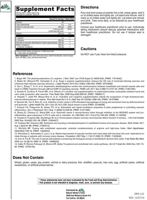 Performance Pre - Effervescent Nitric Oxide Formula